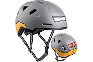 XNITO Bike Helmet with LED Lights - Urban Bicycle Helmet for Adults, Men & Women - CPSC & NTA-8776 Dual Certified - Class 3 E-Bikes, Scooters, Onewheel, Commuter, Mountain