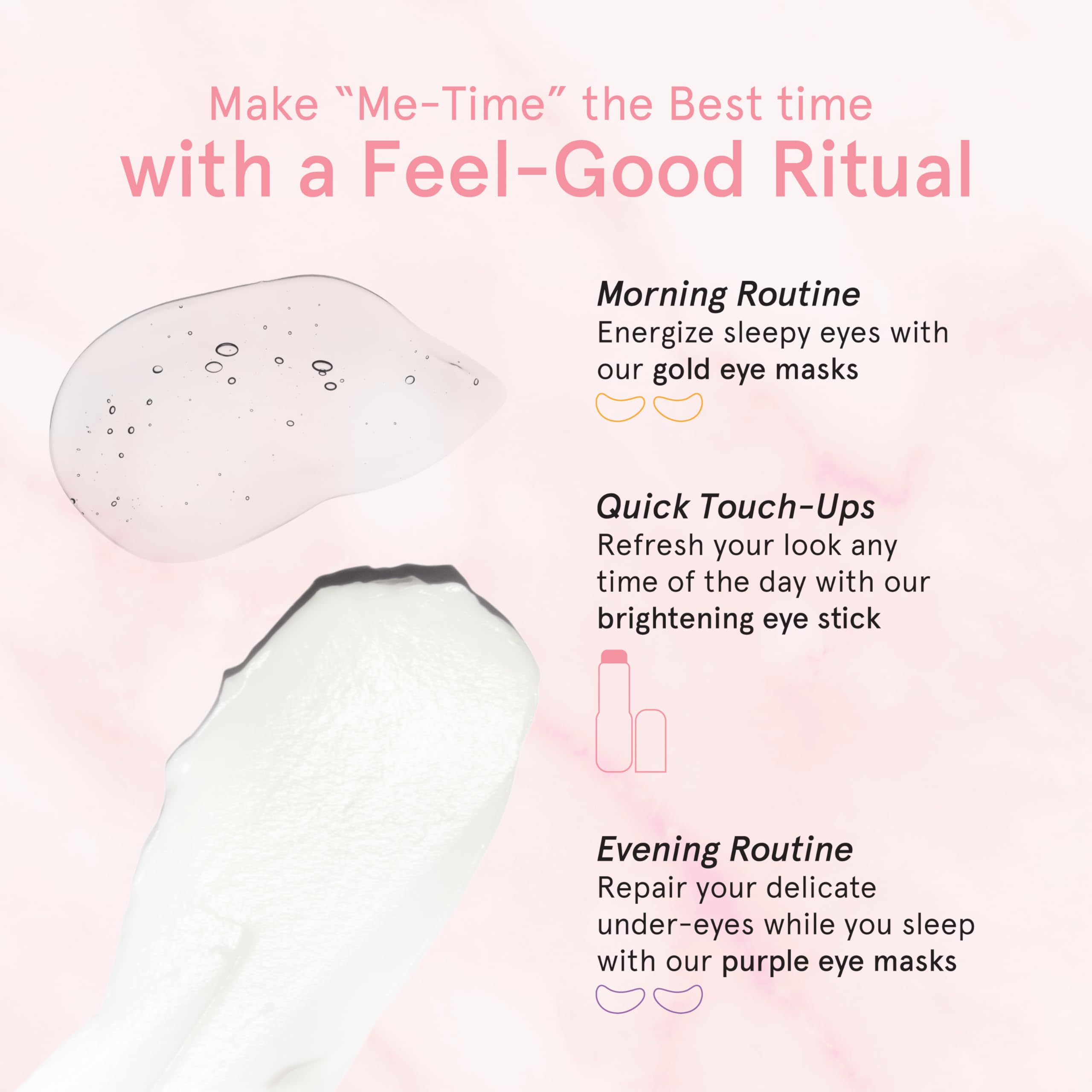 grace & stella Under Eye Brightener Balm Stick - Travel Essentials - Caffeine Eye Cream for Dark Circles, Puffiness, Wrinkles - Vegan Moisturizer Stick with Niacinamide, Hyaluronic Acid (0.13oz/3.5g)