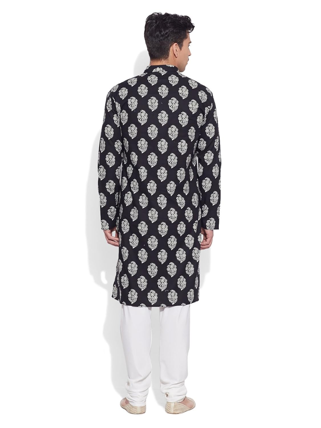 very me classic flowers men's cotton long kurta