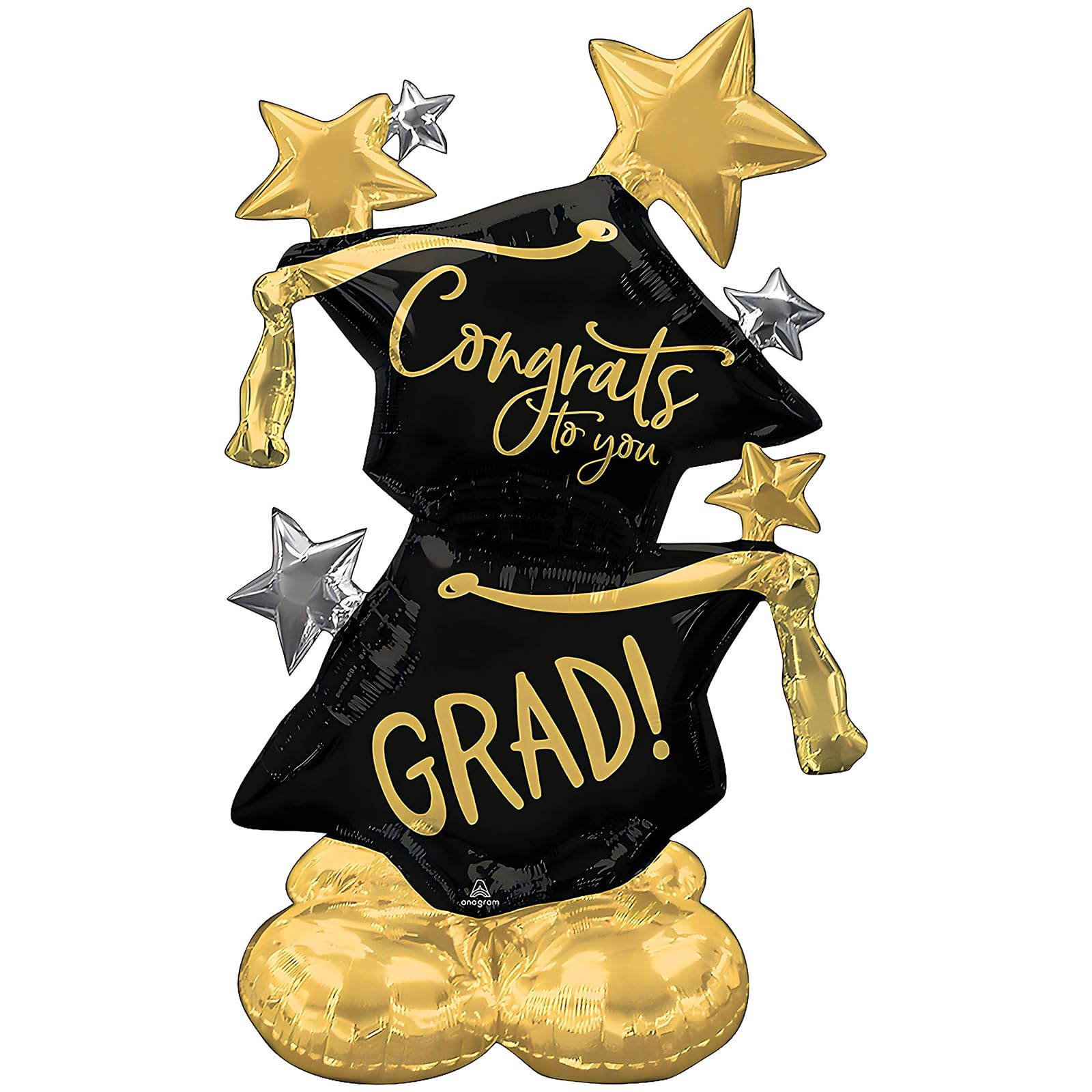 amscan 4225711 - Airloonz: Congrats To You Grad Foil Balloon P70 (50"/127Cm)