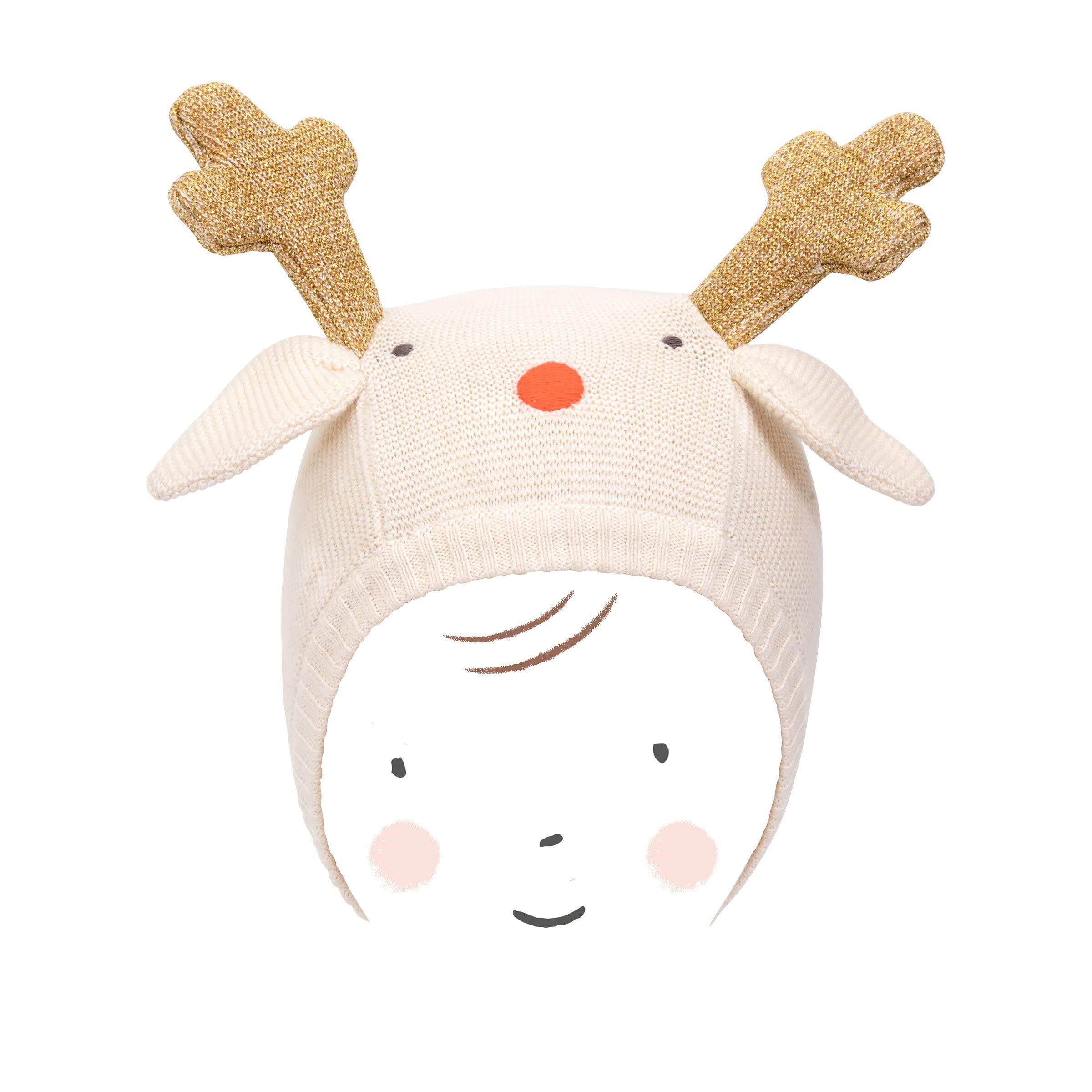 Meri Meri Reindeer Baby Bonnet