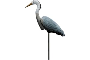 Flambeau Outdoors 5960CD Great Blue Heron Decoy, Includes Metal Stake - 1-Pack