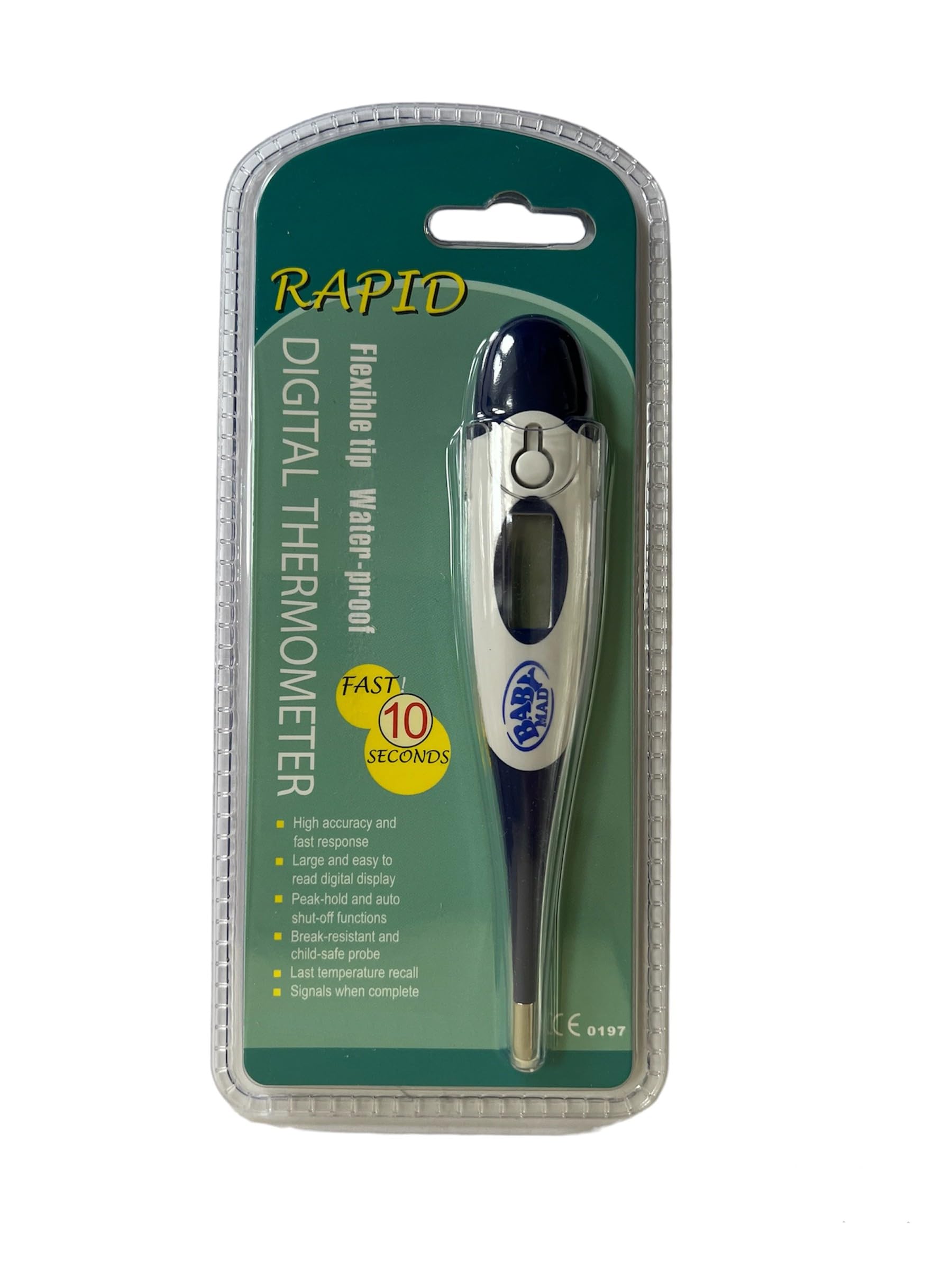 Rapid 10 second Digital Medical Thermometer