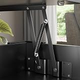 Blisswood Lift Top Coffee Table with Storage Black 60kg Load 15mm Wood view 9