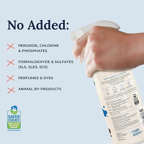 MISS MOUTH’S MESSY EATER STAIN TREATER SPRAY – STAIN REMOVER – NEWBORN & BABY ESSENTIALS – 2-PACK OF 16OZ STAIN REMOVER