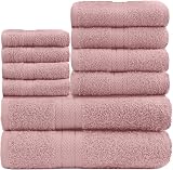 GC GAVENO CAVAILIA 10 Piece Towel Bale Set 450 GSM Blush Pink