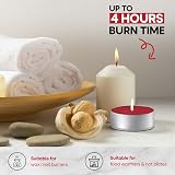 Price's Petali Brand Scented Tealights Frosted Cherry 4 Hr Burn 25 Pack view 6