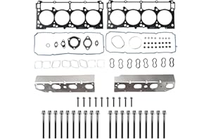 QUIVIMORO ES72200 Head Gasket Set with with RTV Adhesive with Bolts Kit Compatible with 2009-2015 Chrysler Dodge Jeep Ram 5.7L HEMI OHV MLS, Engine Kit Gasket Sets Replace OE# HS26423PT