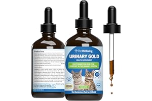 Pet Wellbeing Urinary Gold for Cats - Supports Urinary Tract Health, Normal Frequency, Healthy Immune Response, Stoneroot, Hy