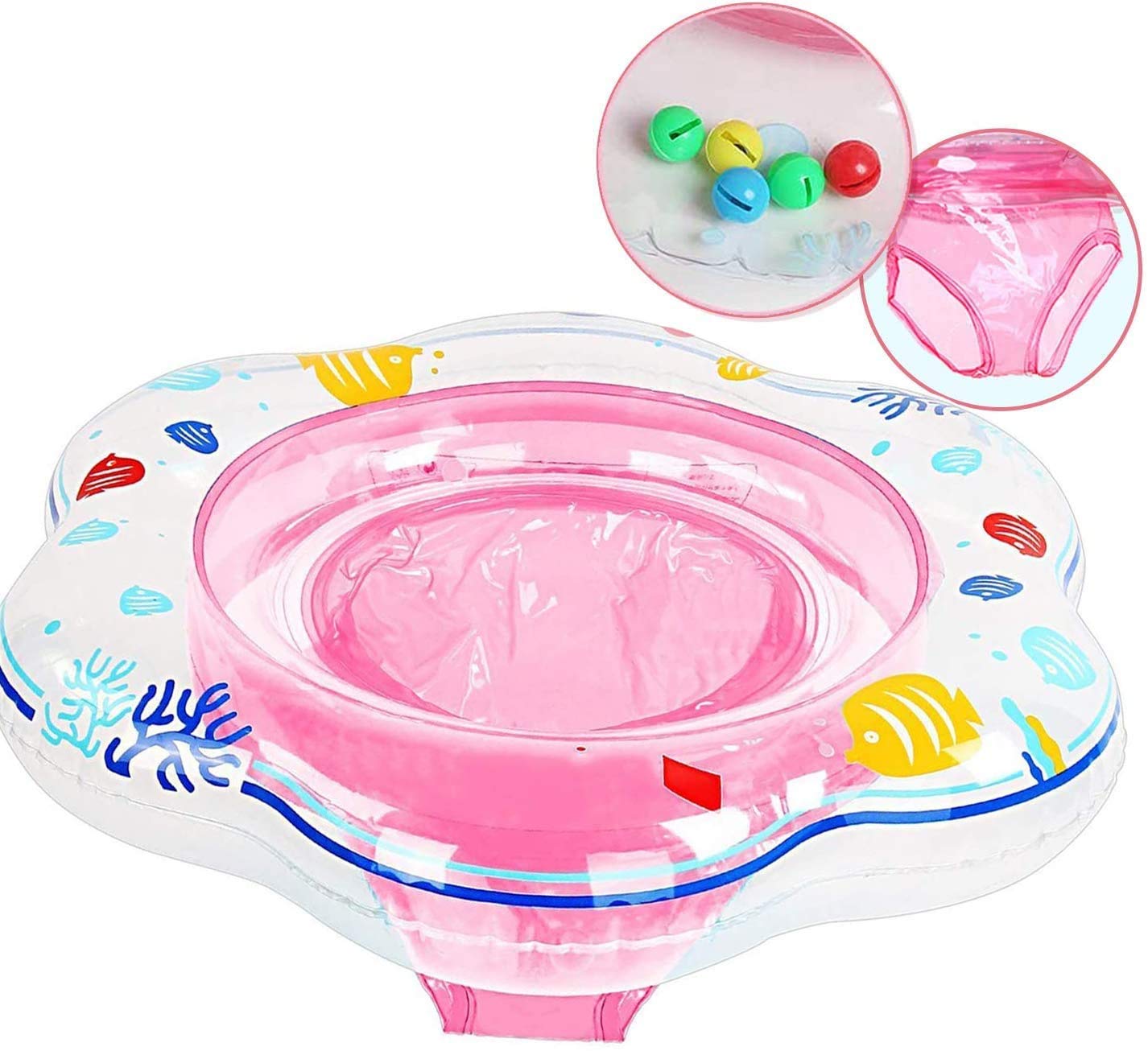 Baby Swimming Ring, Baby Swimming Aid Baby Swimming Ring, Toddler Children Swimming Hoop Swimming Pool Swimming Ring Inflatable Children's Swimming Ring