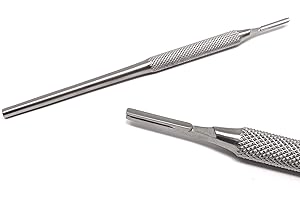 Scalpel Handle No. 3 Round Stainless Steel Easy Rotation Instrument