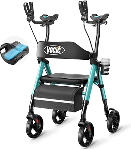 Amazon.com: VOCIC Walkers for Seniors, Upright Walker with