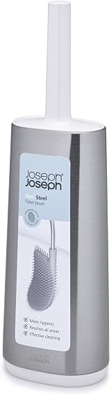 Joseph Joseph Flex Smart Hygienic Silicone Toilet Brush and Holder Set view 6