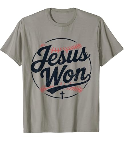 Amazon.com: Jesus Won Men's Premium Tri-Blend T-Shirt, Black