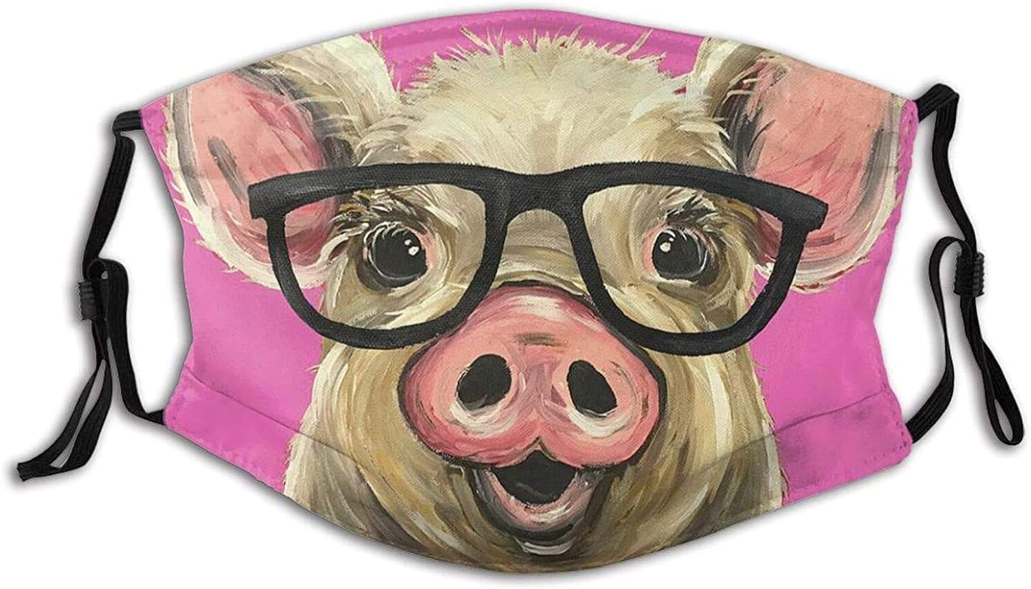 Pig Face Mask, BreathableWashablewith 2 Filter for AdultTeensAnti