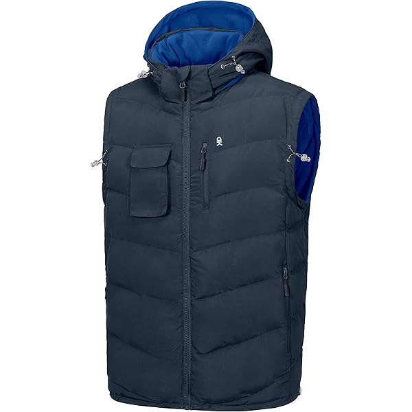 Amazon.com: BlackOvis Anchor Point Welded Down Hooded Vest - Black