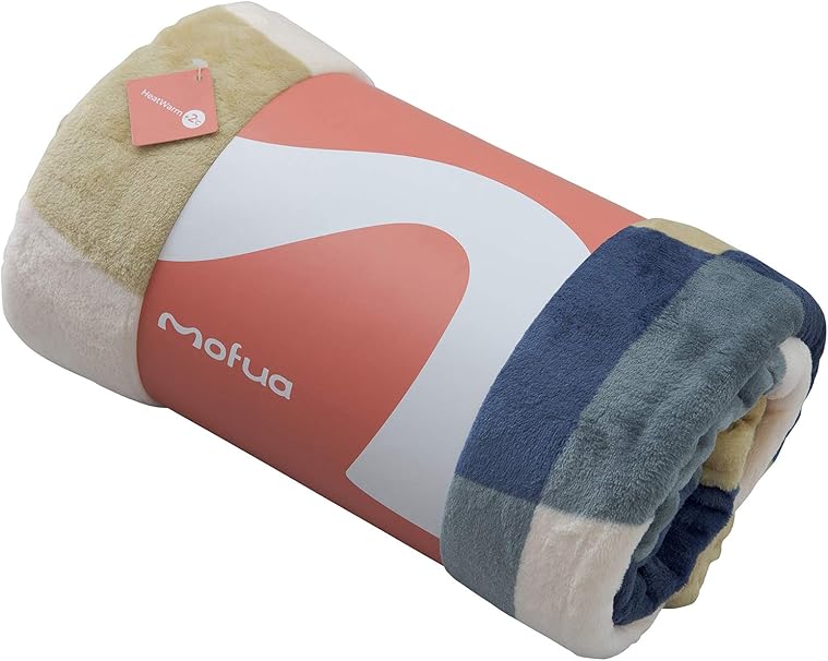 Amazon Co Jp 毛布 Mofua モフア プレミアムマイクロファイバー毛布 Heatwarm発熱 2 タイプ シングル チェック柄グリーン c9 ホーム キッチン