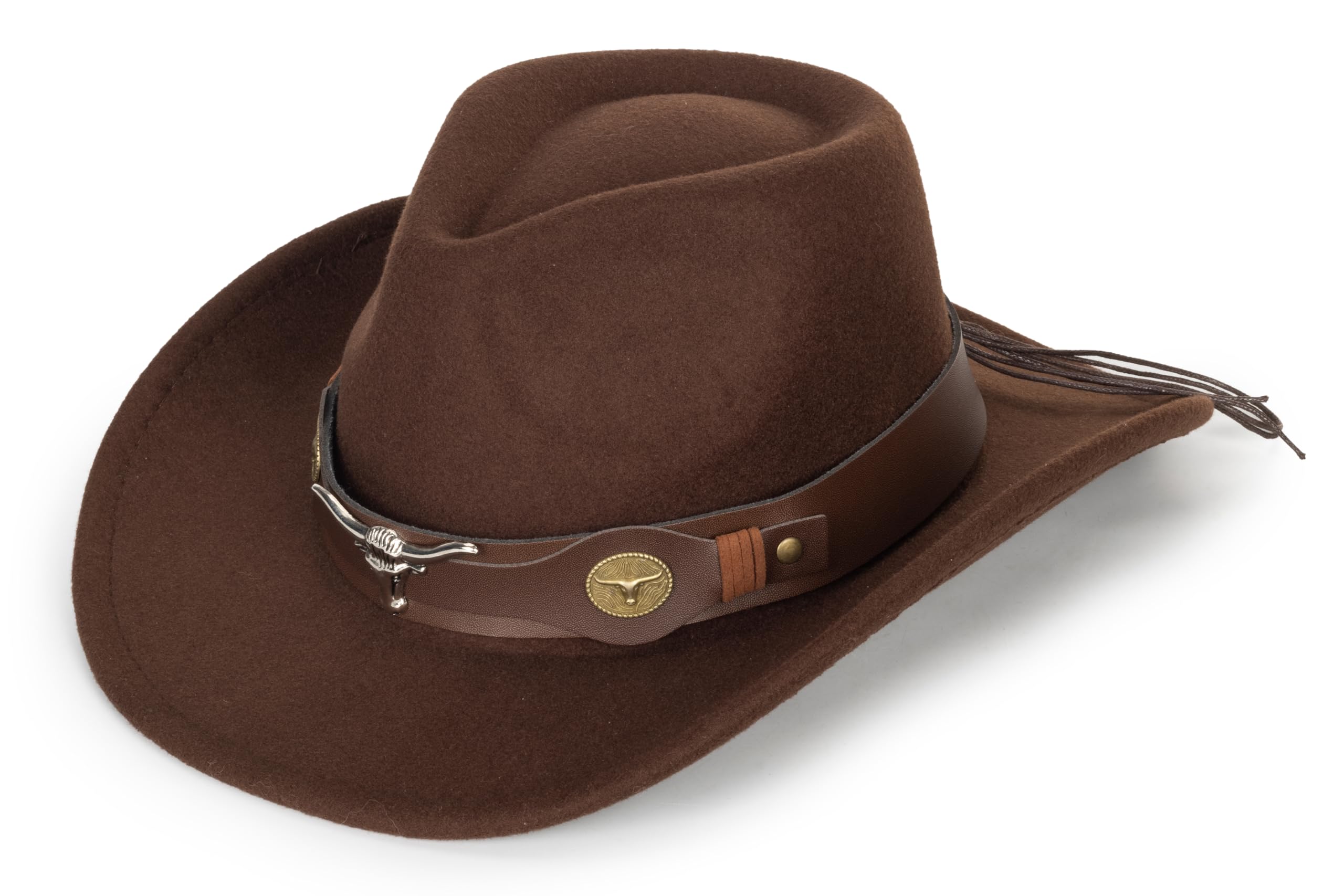 Photo 1 of (no buckle opn hat) Women-Classic-Western-Cowboy-Shapeable-Hat(  M-L)