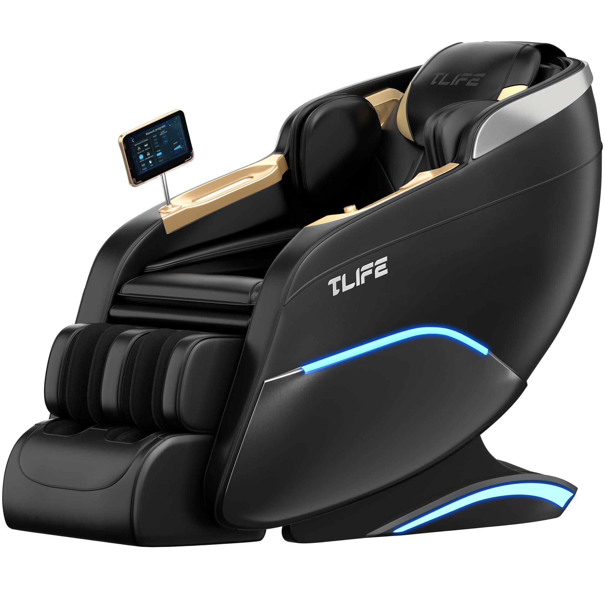 Photo 1 of ***FACTORY SEALED*** TLIFE Massage Chair Full Body, 160°Zero Gravity Recliner with Body Scan, 50" SL-Track Shiatsu Massage Chair, Fixed Point Massage, Foot Rollers, 12 Auto Modes, Deep Yoga Stretch, Heating, Black