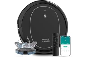 AZQQ 3-in-1 Robot Vacuum and Mop 4000Pa Vacuum Robot & WiFi/App/Remote/Alexa & Central Brush & Scheduled & Auto-Recharge Cleaning Robotic Vacuums Cleaner for Home Pet Hair, Hardfloors, Carpet