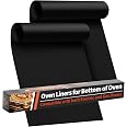 Oven Liners for Bottom of Oven - 2 Pack Large Heavy Duty Oven Mats, 17"x 25" Reusable Matt Liner for Electric, Gas, Toaster O