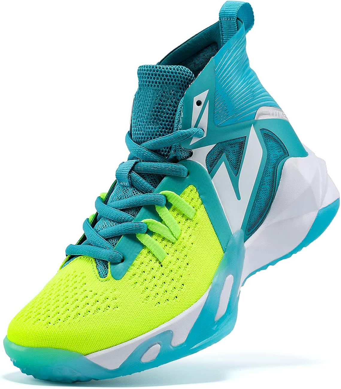  | VITUOFLY Kids Basketball Shoes Boys Air Cushion Sneakers Girls Mid Top School Training Shoes Non-Slip Outdoor Sports Shoes Comfortable Boys Running Shoes Durable Little Kid/Big Kid | Basketball