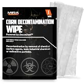 MIRA Safety CBRN Decontamination Wipe Powered by DeconDust (1 Pack) | Single-use wipe powered by DeconDust formula. Adsorbs and neutralizes chemical and radiological agents. 1 pack.