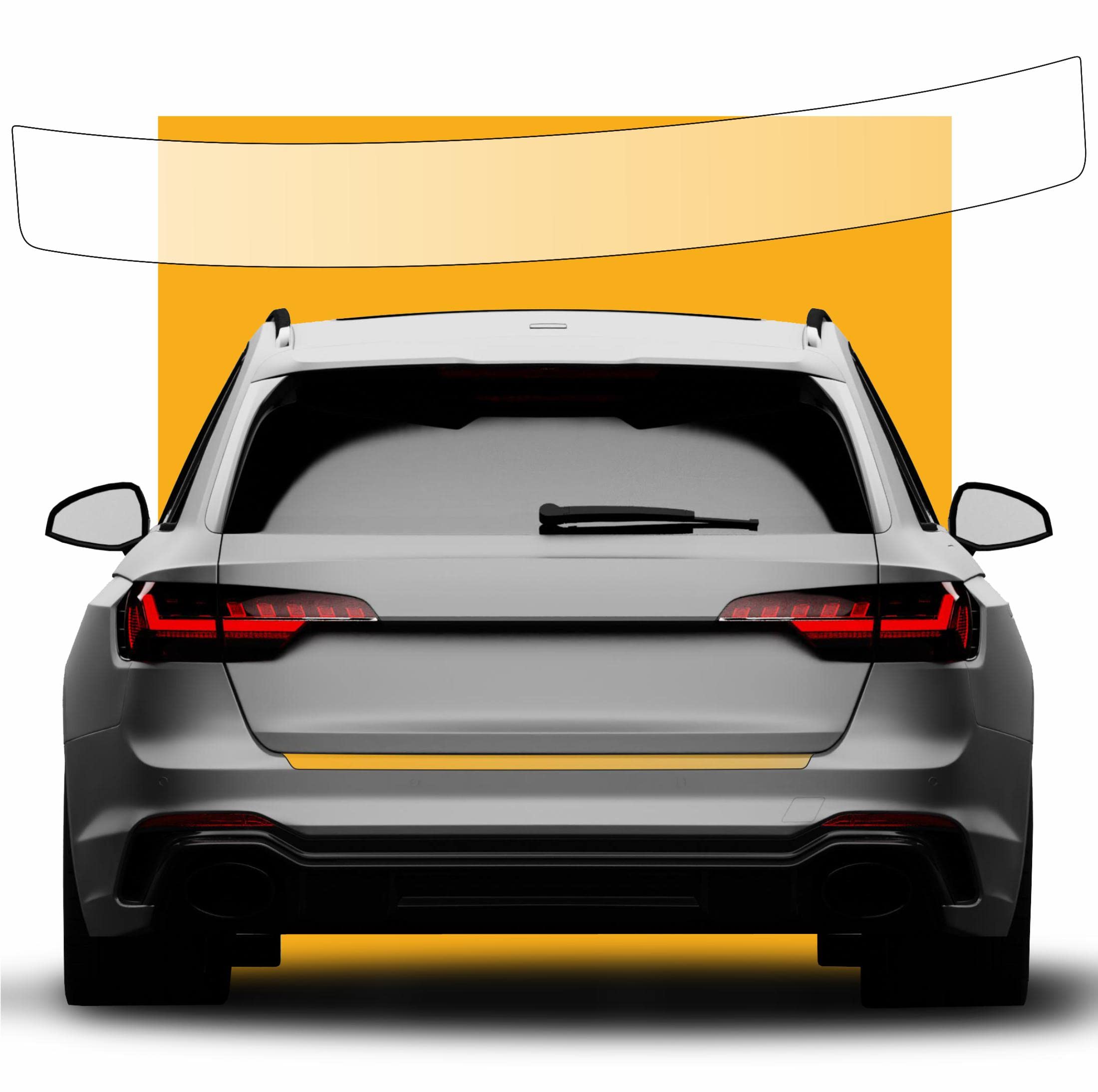 Lackschutzshop - Fitted paint protection film as self-adhesive bumper protection (car film and protective film) transparent 150 µm – 100% perfect fit for vehicle type/car see description.