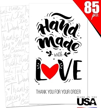 Best Seller Thank You Note Sticker Happy Mail Stickers For Small Business 24 Stickers Per Page 1 5 Inch Stickers Tyname In 2020 Thank You Notes Business Thank You Cards Business Thank You
