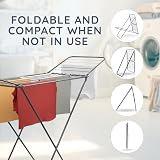 CUQOO Foldable Clothes Airer - Heavy Duty 22 Bars Indoor & Outdoor Rack view 6