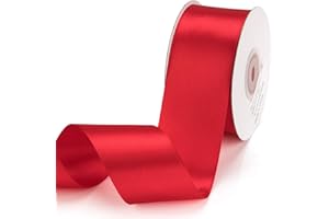 Filan Double Faced Satin Ribbon 1.5 Inch x 25 Yards Double Sided Solid Polyester Ribbon for Gift Wrapping Party Hair Braids B