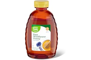 Amazon Fresh, Raw Wildflower Honey, 2 Pound (Pack of 1) (Previously Happy Belly, Packaging May Vary)