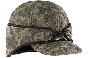 Stormy Kromer Rancher Cap - Brimmed Winter Hat, Outdoor Cap with Fleece Ear Flaps