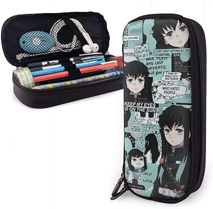 Amazon 鬼滅の刃 ペンケース ふでばこ 筆袋 軽量 ペン袋 大容量 筆入れ 絵柄 おしゃれ 高校生 中学生 小学生 人気アニメ ペン ポーチ かわいい 化粧 多機能 小物入れ 収納 オフィス用 男女兼用 ペンケース 文房具 オフィス用品