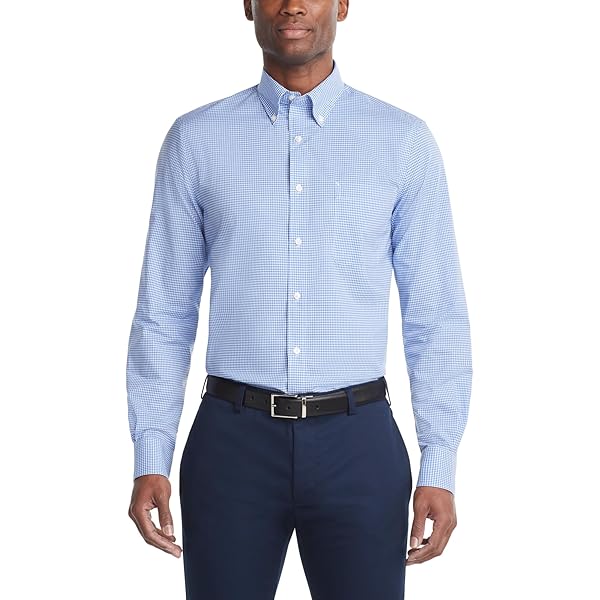 Amazon.com: Kirkland Signature Men's Traditional Fit Dress Shirt (Lavender  (Check), 16 Neck 34/35 Sleeve) : Clothing, Shoes & Jewelry