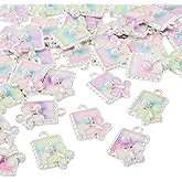 Craftdady Rectangle Butterfly Charms Pendants Alloy Enamel Necklace Pendants 32pcs Cute Dangle Earring Charms Lovely Hang Ornament for DIY Bracelet Keychain Jewelry Making, 21x15.5 mm