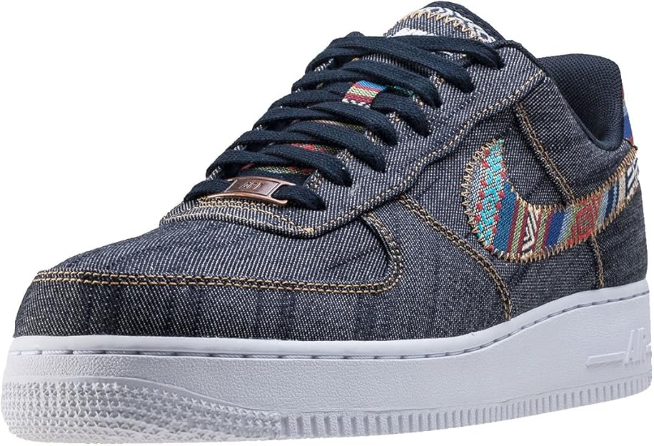 Nike Air Force 1 Mid '07 lv8 Obsidian/White-Black-Tour Yellow - 804609-403