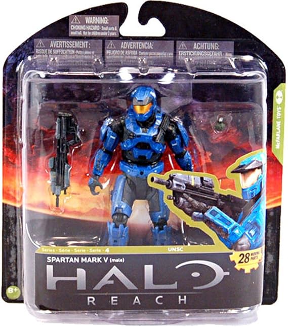Mcfarlane Toys Halo Reach Series 4 Spartan Mark V Male Action Figure