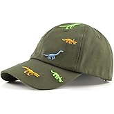 JANGANNSA Dinosaur Boys Girls Caps Embroidery Baby Baseball Caps Cotton Infant Toddler Kids Hat Spring Summer Autumn 2-6Y