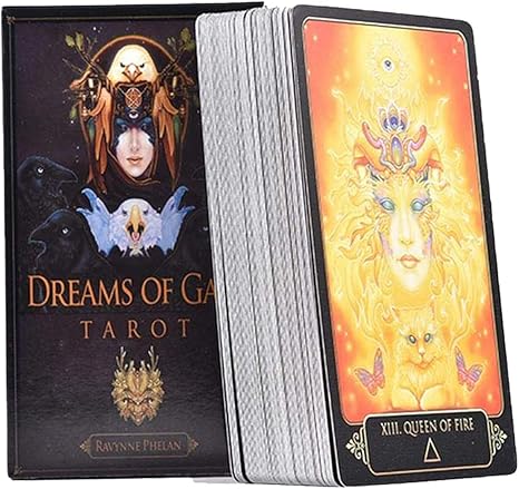 Amazon Co Jp ガイア夢タロットカード 印刷ゲームギフト 子供のおもちゃのタロットカードの81張運命予測ゲームセットのレア版アウト ホーム キッチン