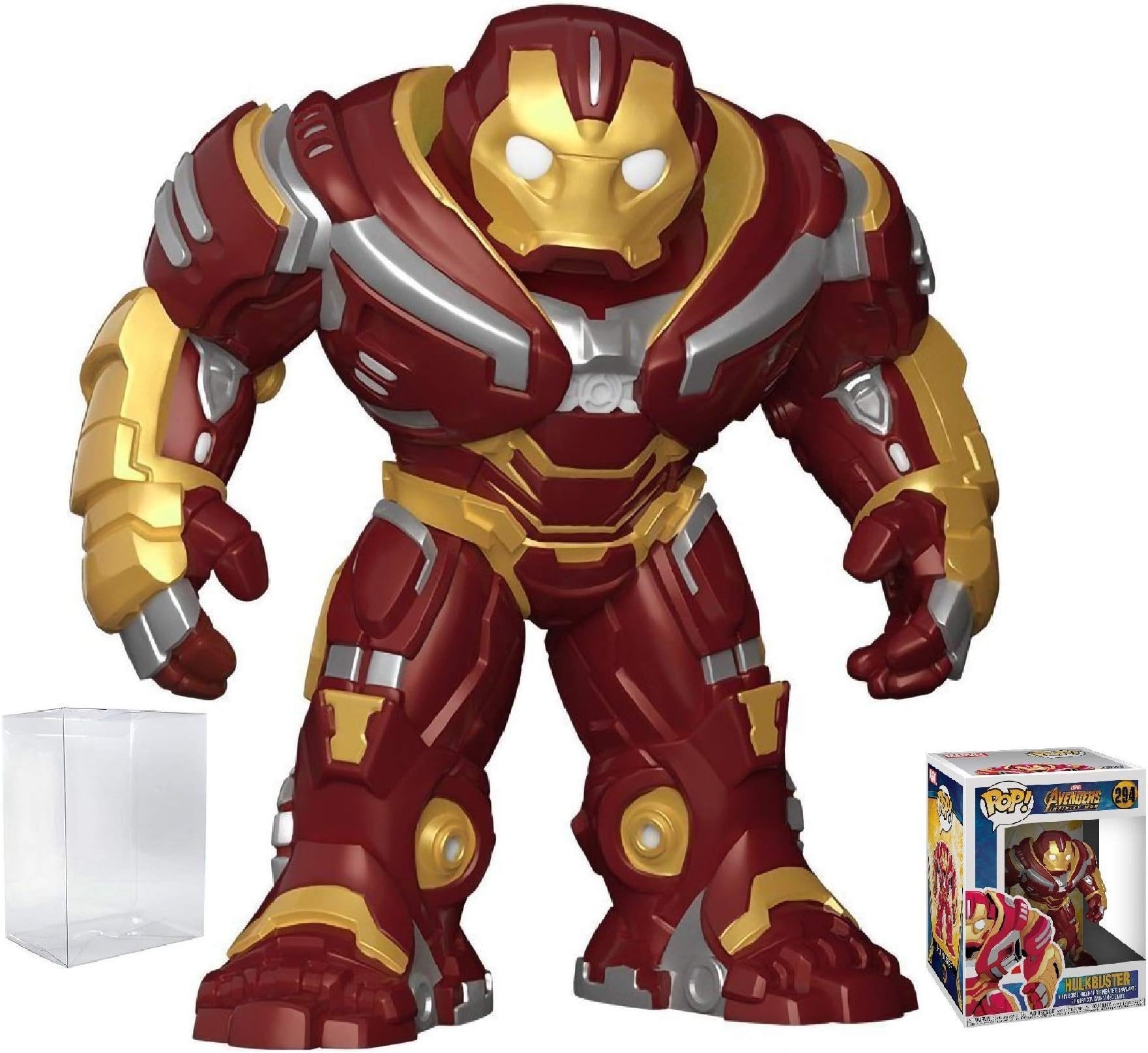 Funko Pop! Marvel: Avengers Infinity War - Hulkbuster Iron Man 6" Vinyl Figure (Bundled with Pop Box Protector Case)