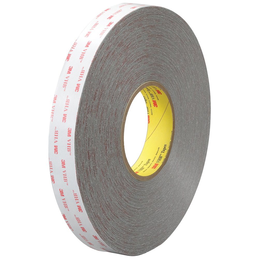 VHB Tape, 1/2" x 5 yd, Gray (VHB492612R)