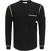 VATRENUS FR Shirts Crewneck 5.5oz Lightweight Flame Resistant 100% Cotton Men's Pre-Washed Fire Retardant Workwear