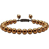 Amazing Gemstone Crystal Bracelet for Women Men's Gifts - Protection Healing Crystal Bracelet - 8mm Gemstone Beaded Adjustable Bracelet Pulseras Para Hombres Mujer Stocking Stuffers