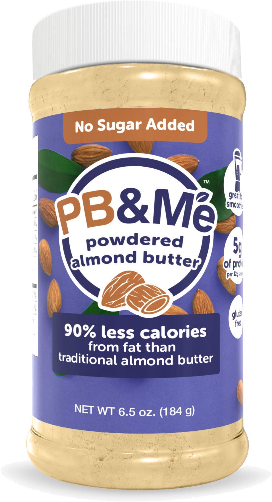 PB&Me Powdered Almond Butter, No Sugar Added, 0.184 kg