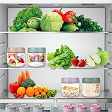 Aolso 4-Pack Glass Food Storage Containers 300ML Airtight Lids Reusable view 7