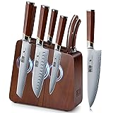 HOSHANHO 8 Pieces Knife Set with Magnetic