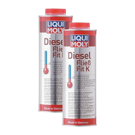 2x LIQUI MOLY 5131 Diesel Fließ-Fit K Winterfest Kraftstoffzusatz Additiv 1L