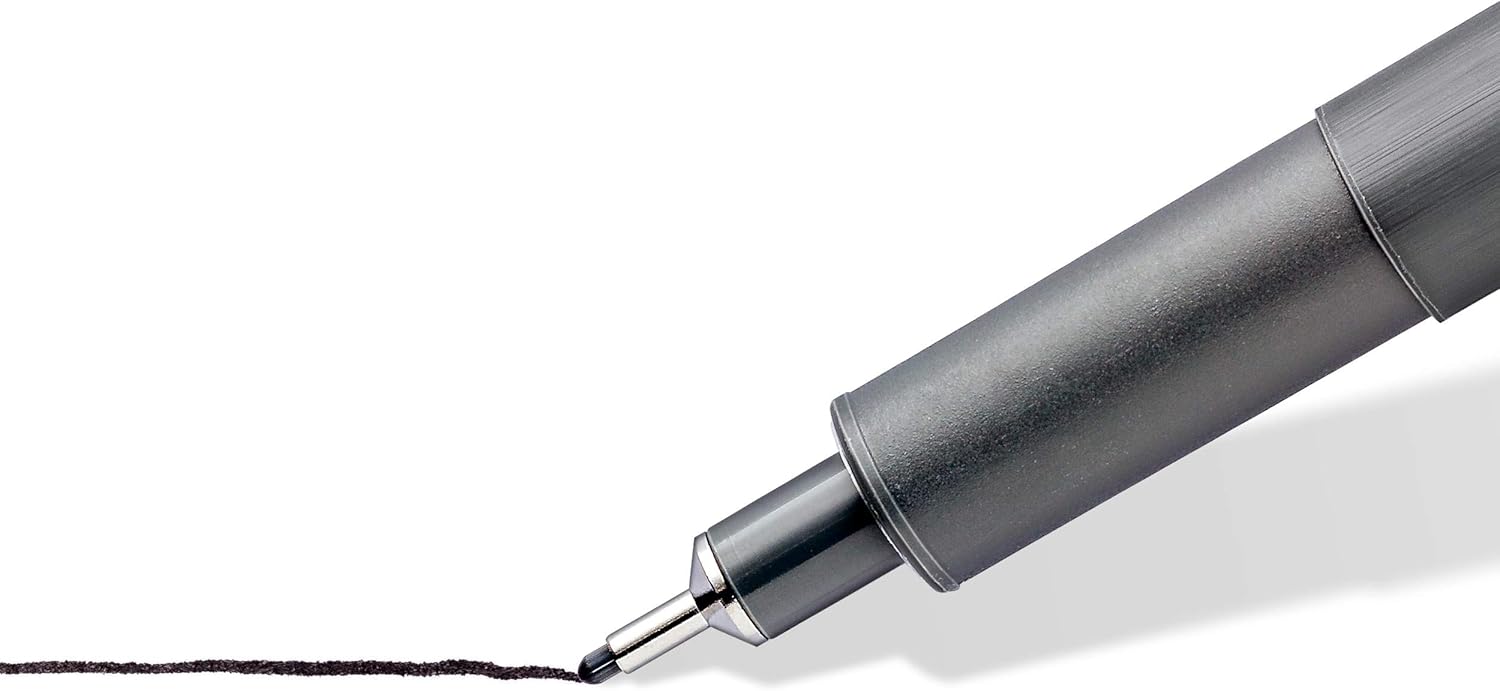Staedtler Pigment Liner Bonus Sketch Set of 6 Liners for the Regular Price of 4(2 free), 308 SB6P : Technical Drawing Pens : Office Products