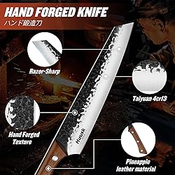 Huusk 8 Inch Kiritsuke Chef Knife,Hand-Forged High